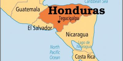 Honduras capital mapa