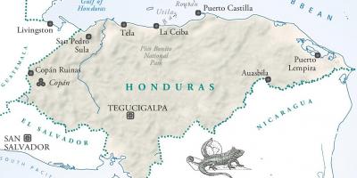 Mapa ng la ceiba Honduras