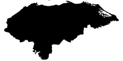 Mapa ng Honduras vector mapa
